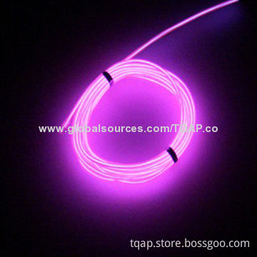 Electroluminescent Light Cable , 2.3mm, Pink